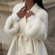 Wrap Coat With Belt Closure