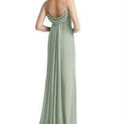 Cowl Back With Sash Effect