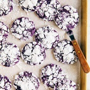 Ube Crinkle Cookie