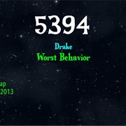 #8770 Worst Behavior by Drake