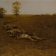 Confederate Dead Gathered for Burial After the Battle of Antietam (Alexander Gardner)