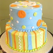 Dots and Stripes Cake