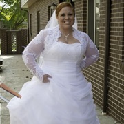 Lace Bolero With Wedding Dress