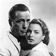 Humphrey Bogart and Ingrid Bergman