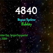 #8622 Fidelity by Regina Spektor