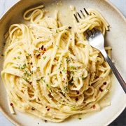 Lemon Garlic Linguine
