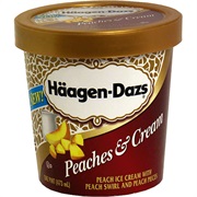 Häagen-Dazs Peaches & Cream Ice Cream