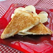 Butter and Olive Oil Grilled Cheese