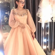 Jewel-Edged Neckline