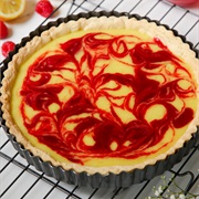 Lemon Raspberry Swirl Tart