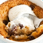 Peanut Butter Chocolate Chip Cookie Cup Ice Cream Sundae