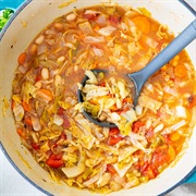 Tomato Cabbage Stew With Marble Cheddar