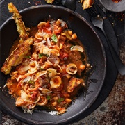 Brothy Pasta With Chickpeas