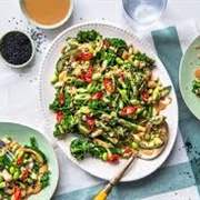 Tederstem Broccoli Quinoa Edamame and Carrot Salad