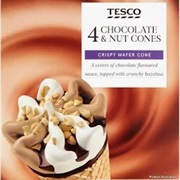 Chocolate and Nut Cone