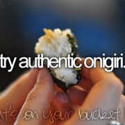 Try Authentic Onigiri