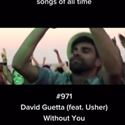 #567 Without You by David Guetta Featuring Usher