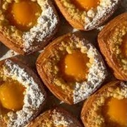 Sesame Sourdough Bread With Scrambled Eggs and Hot Honey BBQ Sauce