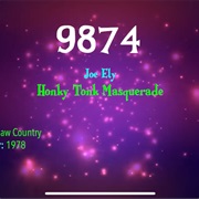 #9942 Honky Tonk Masquerade by Joe Ely