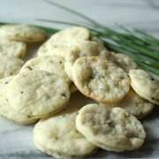 Cheese and Chive Crackers