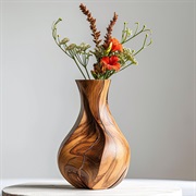 Wooden Vase