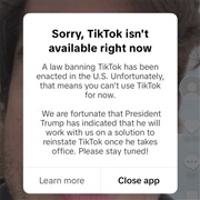 TikTok Having a "Temporary Ban"