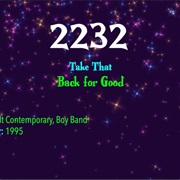 #7901 Back for Good by Take That