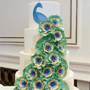 Peacock Wedding Cake