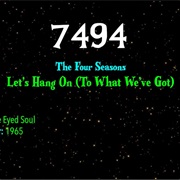 #9266 Let's Hang on (To What We've Got) by the Four Seasons
