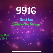 #9960 Holiday for Strings by David Rose