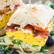 Ciabatta With Scrambled Eggs