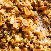 Creamy Garlick Alfredo Ditalini