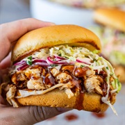 Smoked Pulled Chicken Sandwich