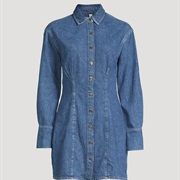 Blue Jeans Denim Dress Mini