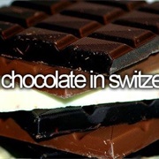 Eat Chocolate in Switzerland