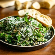 Swiss Chard Salad With Garlic Breadcrumbs