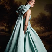 Large Bow on Back of Neck