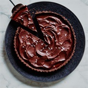Salted Caramel and Chocolate Tart
