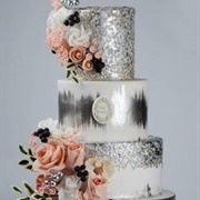 Silver Leaf Cake