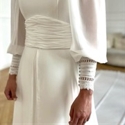 Lace Cuffs on Wedding Dress Sleeves