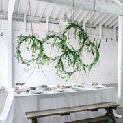 Wedding Decor Using Wreaths