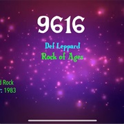 #9865 Rock of Ages by Def Leppard