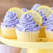 Lemon Lavender Cupcake