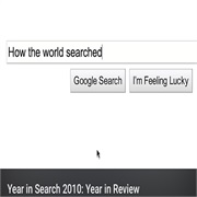 "Year in Search" - Google (2010-Present)