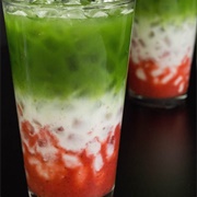 Strawberry Matcha Latte