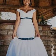 Bands Around Empire Waist and Mermaid Flare Line