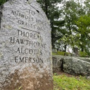 Author's Ridge, Sleep Holly Cemetery, Concord, Mass.