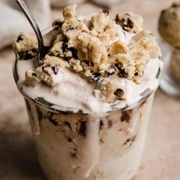 Cookie Dough Ice Cream Sundae