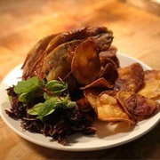 Roast Pheasant With Game Chips