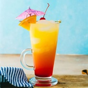 Malibu Sunset Cocktail